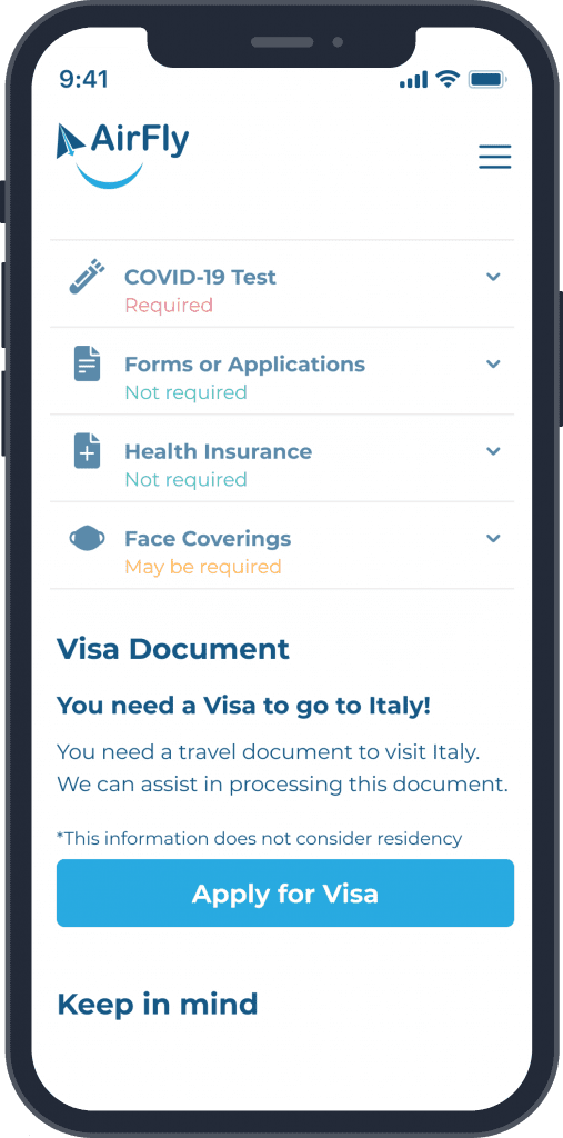 iVisa ancillary revenue